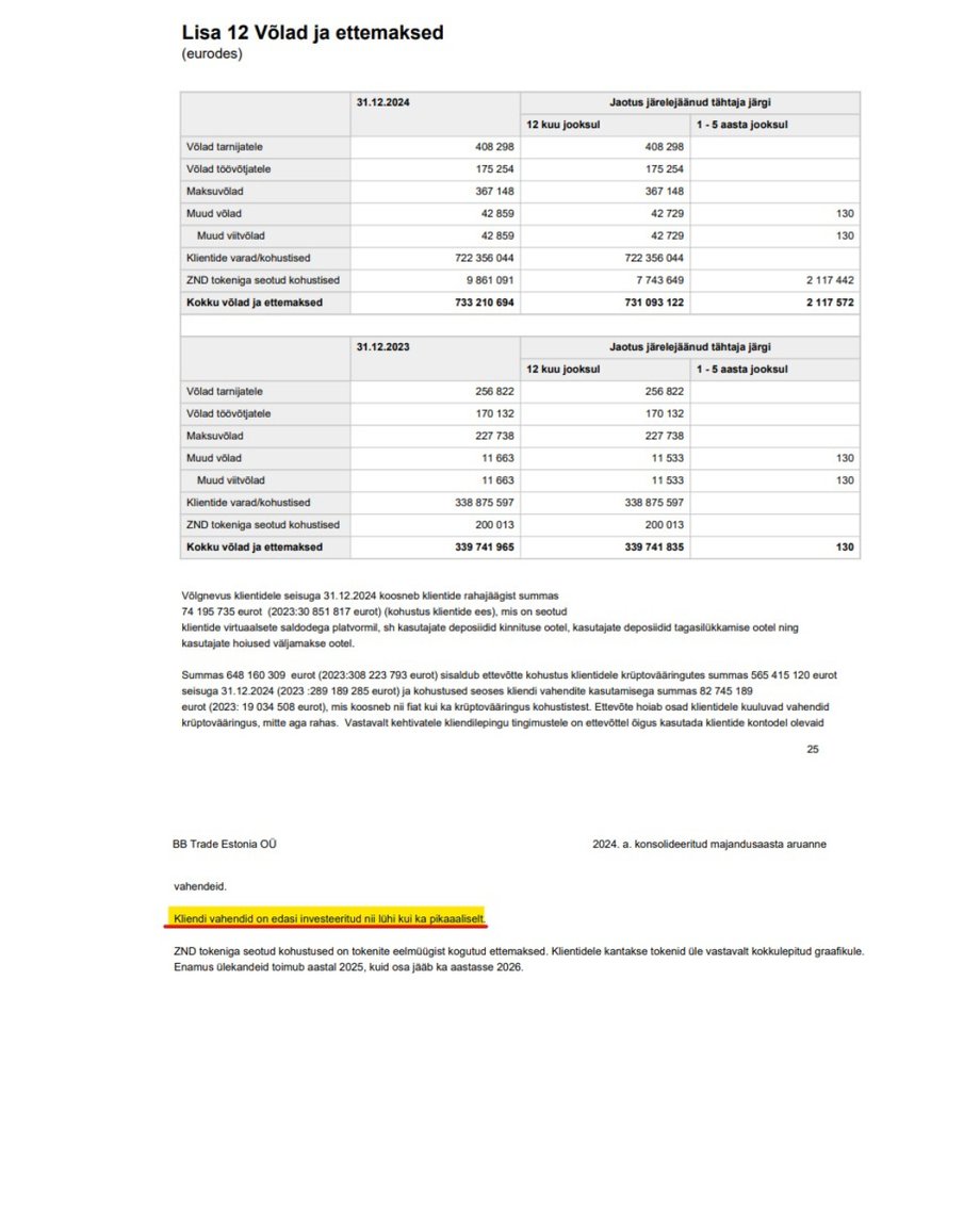 Sprawozdanie finansowe BB Trade Estonia O&Uuml; za 2024 r. 
