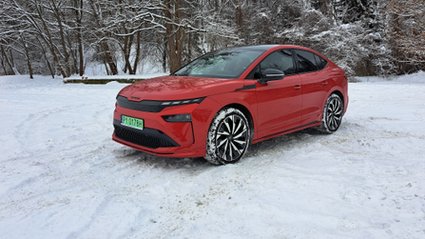 Nowa Skoda Enyaq Coupe 85 przyciąga wzrok. Sprawdziliśmy, jak radzi sobie zimą