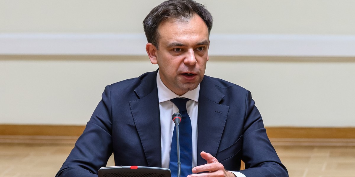 Andrzej Domański podczas posiedzenia Polsko‑Ukraińskiej Komisji Międzyrządowej ds. wsp&oacute;łpracy gospodarczej