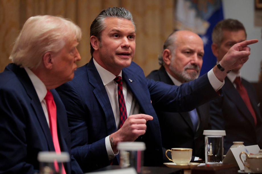 Sekretarz wojny USA Pete Hegseth