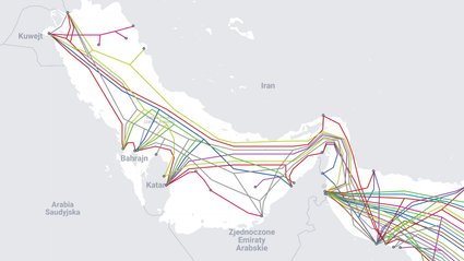 Blokada internetu w Zatoce Perskiej? Iran grozi wprowadzeniem podatku od światłowod&oacute;w na dnie cieśniny Ormuz