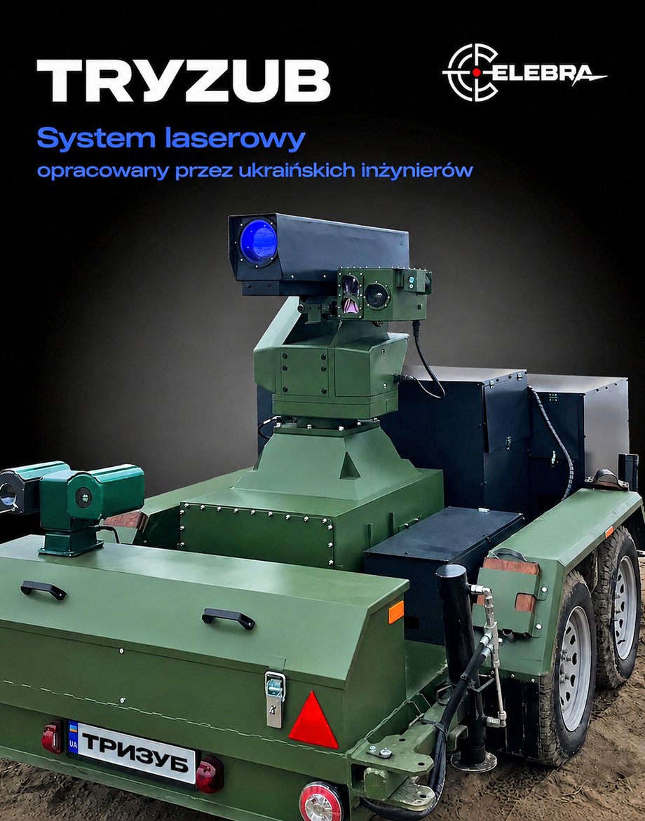 Ukraiński laser "Trójząb" miażdży drony z 5 km – czy polskie wojsko wzmocni się tą technologią? 16 Tryzub — ukraińska broń laserowa