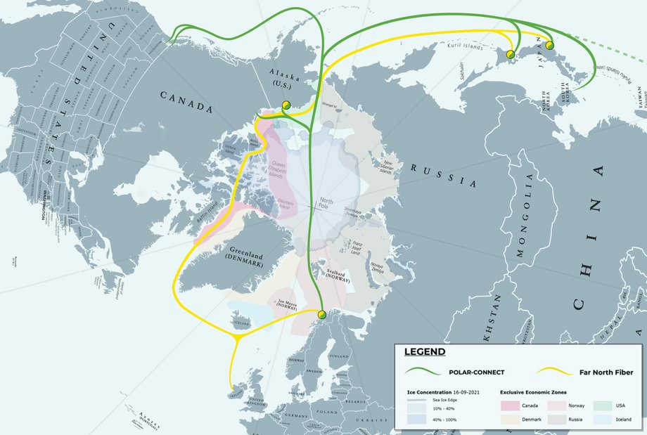 trasa Polar Connect oraz Far North Fiber