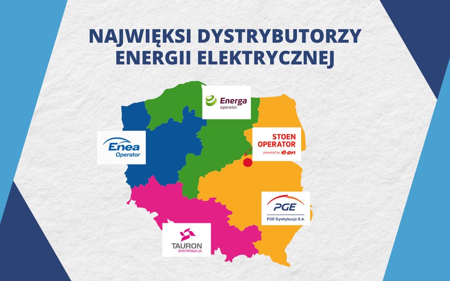 Obszary działania operator&oacute;w system&oacute;w dystrybucyjnych