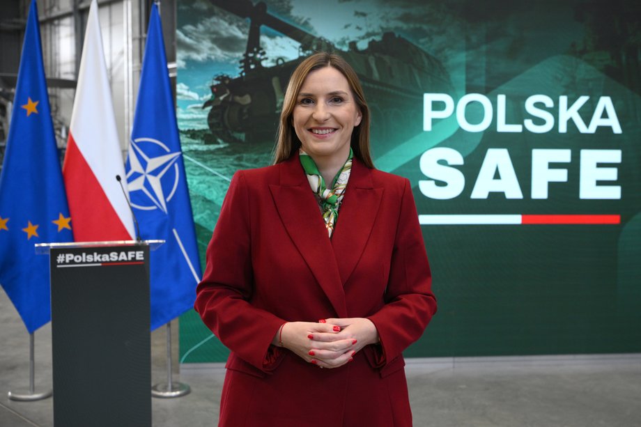Magdalena Sobkowiak, pełnomocniczka rządu do spraw Instrumentu na rzecz Zwiększenia Bezpieczeństwa Europy (SAFE).