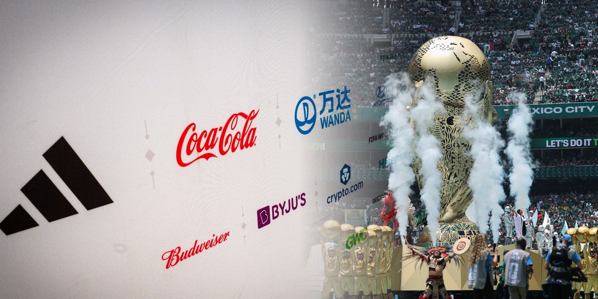 Mundial 2026: Rekordowe zyski i nowe partnerstwa sponsorów w Ameryce Północnej 3 Sponsorzy mundialu i kadr z ceremonii otwarcia imprezy