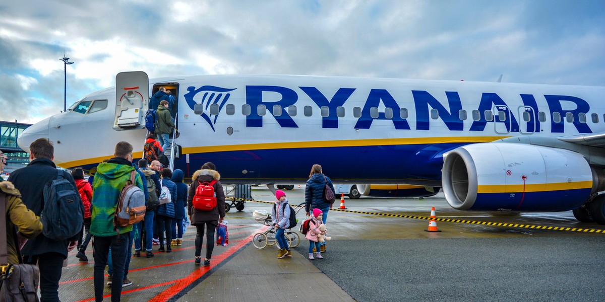 Kontrowersje wok&oacute;ł linii lotniczych Ryanair