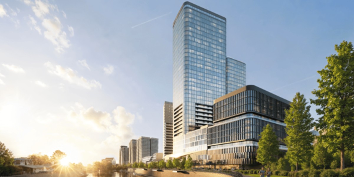 Wieża Quorum Tower osiągnęła docelową wysokość 137 metr&oacute;w