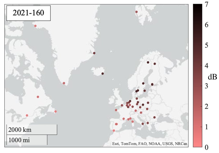 Rosja zakłóca GPS w Polsce. Naukowcy potwierdzają winę Moskwy 20 Mapa stacji, w kórych obserwowano zakłócenia - przykładowo 9 czerwca 2021 r