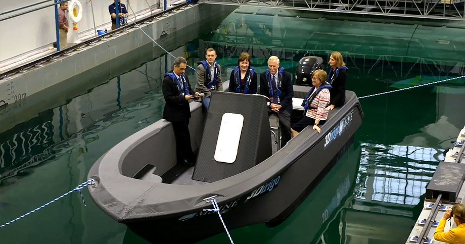 W 2019 roku na wodę wypłynęła pierwsza na świecie ł&oacute;dź wydrukowana w technologii 3D