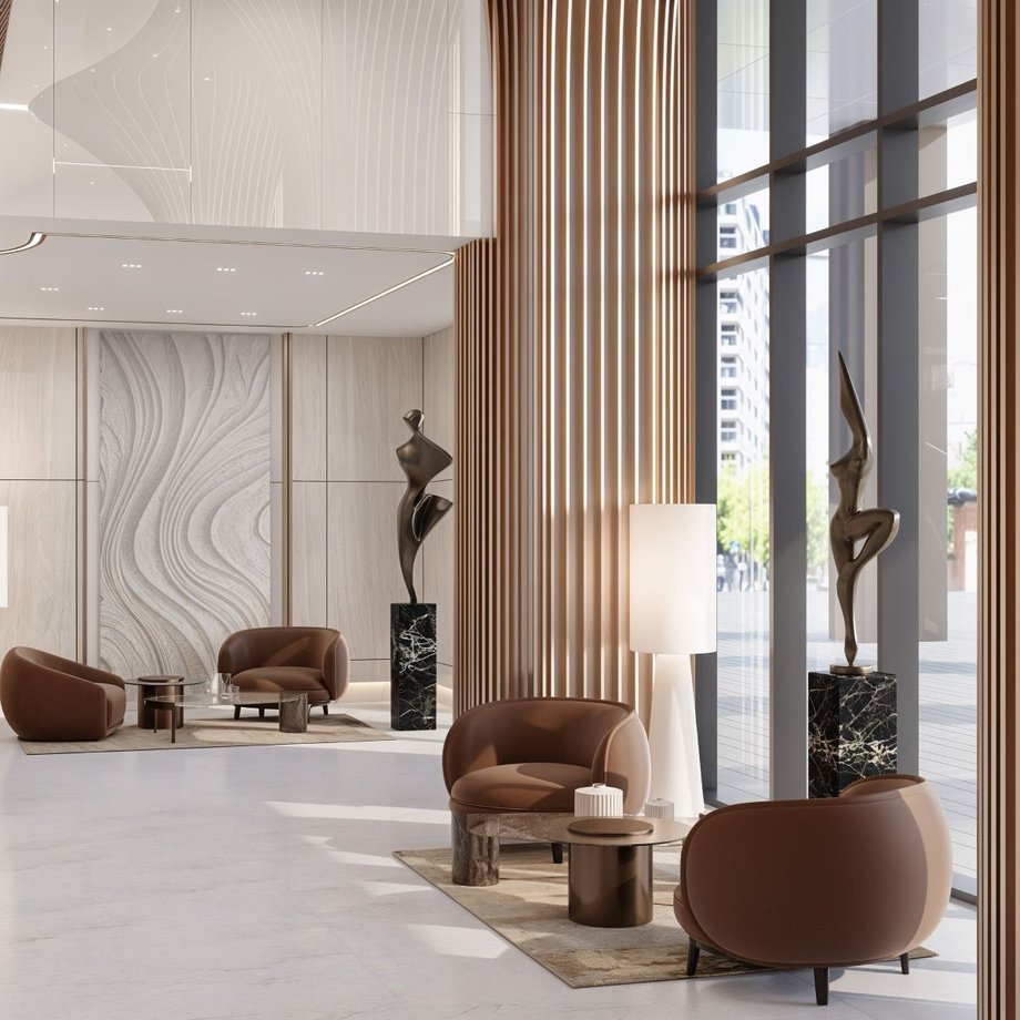 Liberty Tower: Jak powstają luksusowe apartamenty 140 metrów nad Warszawą 57 Liberty Tower by Cavatina