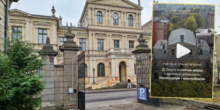 Zabytkowy pałac w Łodzi czeka na inwestora: sprawdź potencjał na luksusowe apartamenty