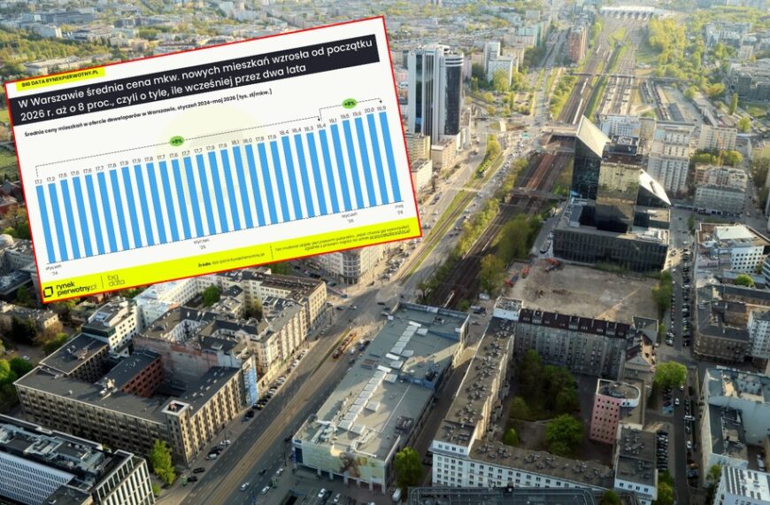 Warszawa gromi ceny nieruchomości: 20 000&hellip;