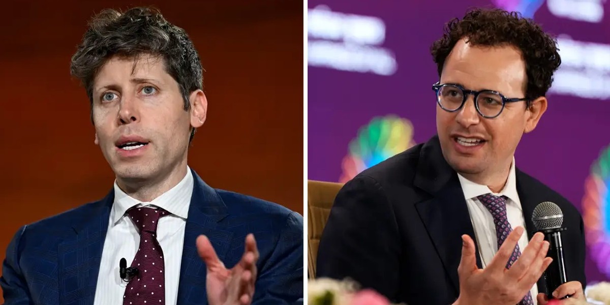 Anthropic kontra OpenAI: Wojna Gigantów O Tron AI 2 Szefowie OpenAi i Anthropic: Sam Altman i Dario Amodei